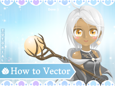 How to Anime in Vector ♡ remix