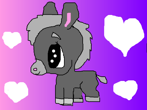 Cute little donkey drawing!!