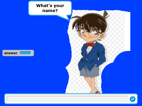   talk to detective conan
