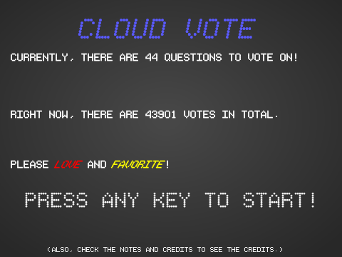 ☁ Cloud Vote [School Edition] remix