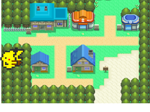 Pikachu Walking between dimensions