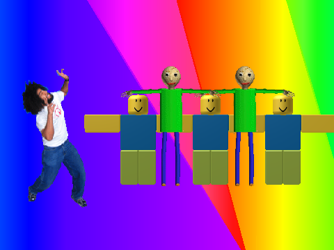 Dan vs. The Roblox Baldi T-Pose Army