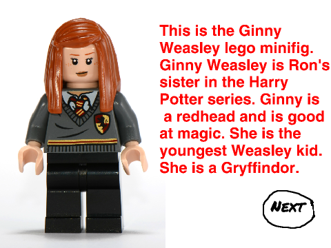 Lego Ginny Stuff :)