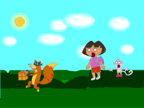 Dora gets OWNED!