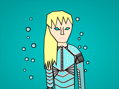 Drawing Aquamarine Lareid