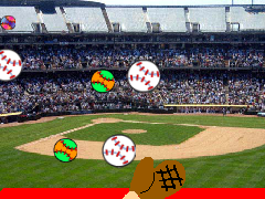 Catch the baseball!