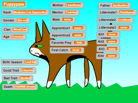 Warrior Cats Generator remix