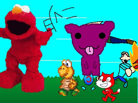 Add yourself Trying to Kill Elmo this is really bad