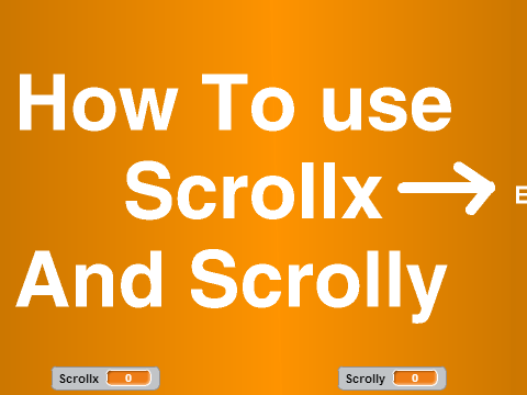 How to make a Scrollx and Scrolly game