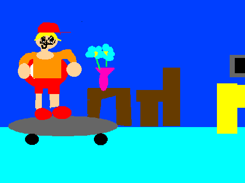 skateboard kid