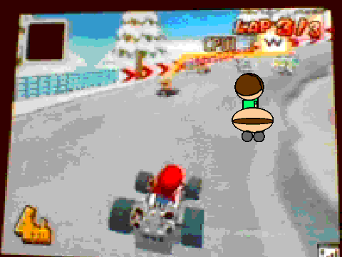 Add yourself Racing with Mario