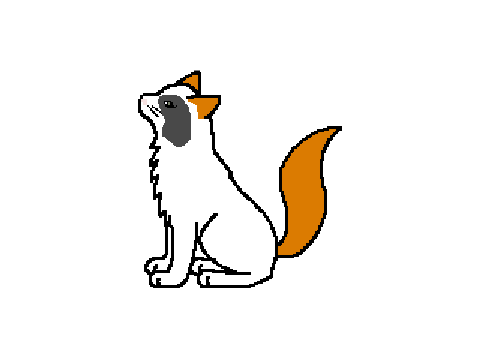 BugEyes (Wow he's mostly white because the pic DOESN'T SHOW HIS FULL BODY)