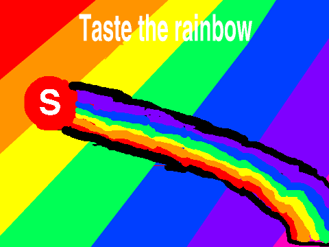 Skittles add   don't sue me