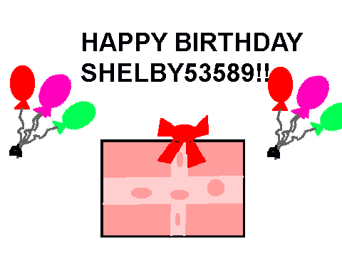 A b-day surprise for shelby53589!