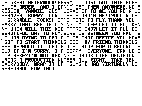 The Entire Bee Movie Script