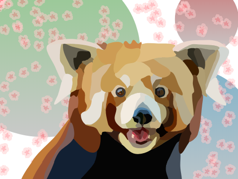 Red Panda Blockshade