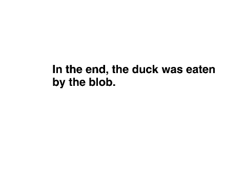 The Blobs story