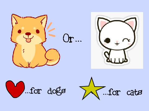 Cats or dogs?