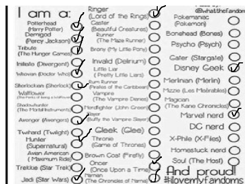 SHARE YOUR FANDOMS!!!!!!!! remix