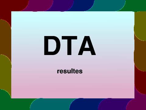 ~DTA~ RESULTES