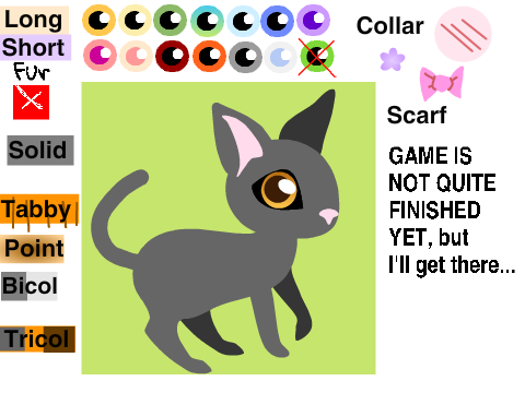 Realistic Cat Creator! (Long fur being added currently)
