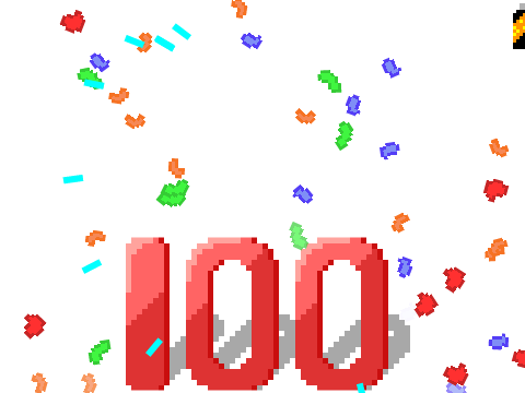 100 followers.
