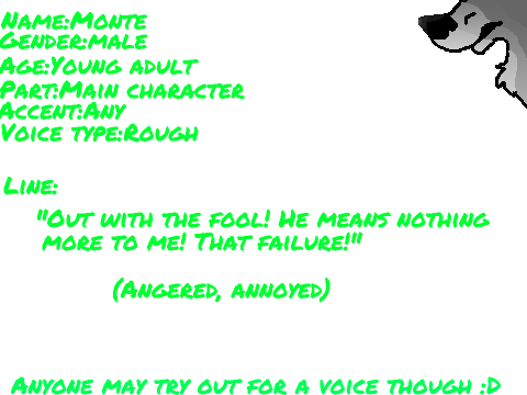 Voice acting