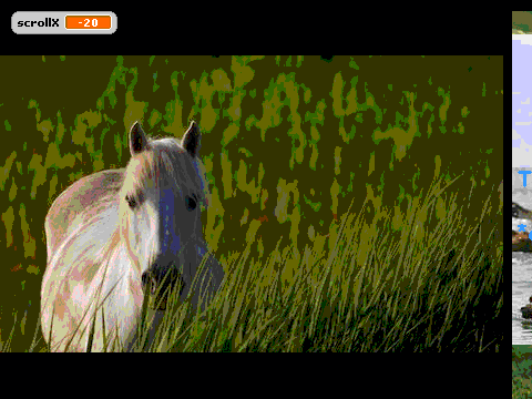 Wild Horses Scroller