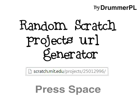 Random Scratch projects url generator