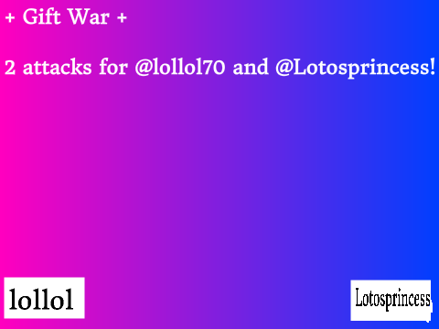 + Gift War + 2 MORE attacks!