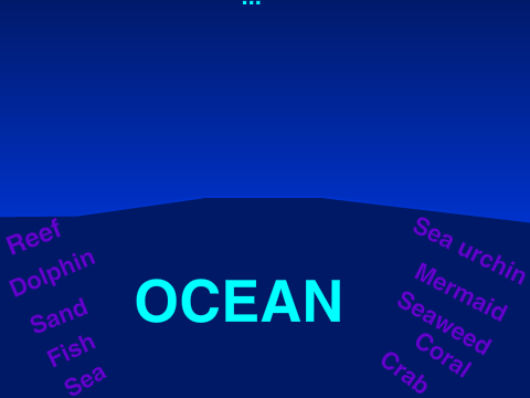 ~Ocean Word Art( For Me)~