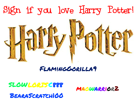 Sign If You Love Harry Potter!!!!! remix remix remix