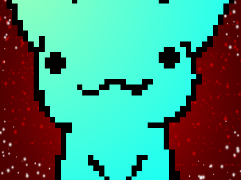 Licky Cat with glitter