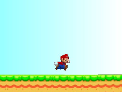 add your self running with mario