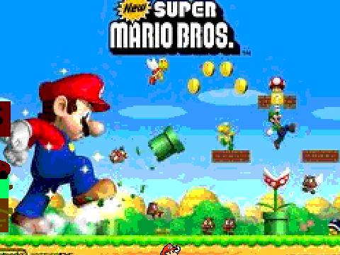 Super Mario Bros Scratched