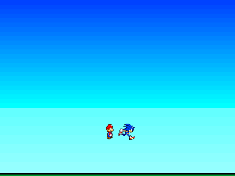 Mario vs Sonic The Epic Battle Part 1 spoof