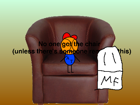 Add yourself trying to get on the chair! remix