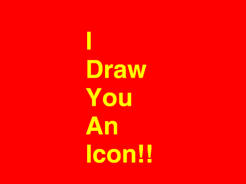 i draw you an icon!