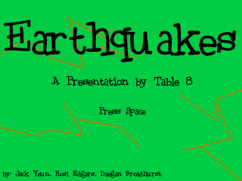Natural Hazard Exhibit - Table 8