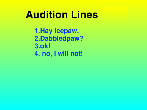  warriors-Storm rising auditions part 1 remix