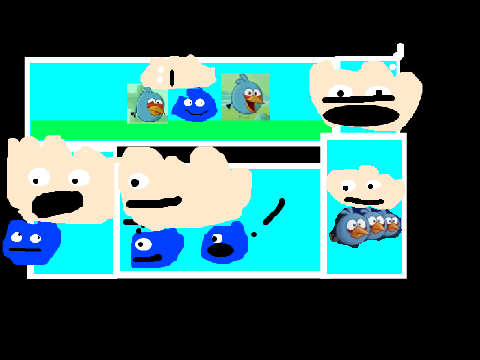 Angry birds cutscenes True Blue