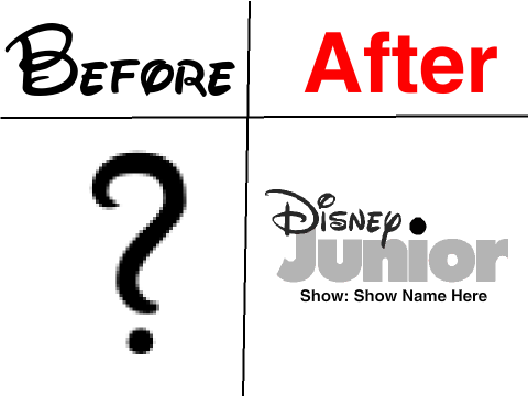 Give me some characters of your show and ill turn it into a Disney Jr. Logo!