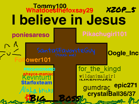 Sign Your Username If You Believe In Jesus remix remix remix remix