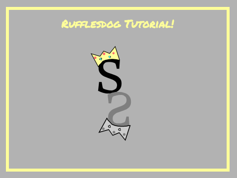 How to Shadow letters
