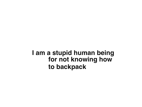 Backpacking Is My New Best Friend