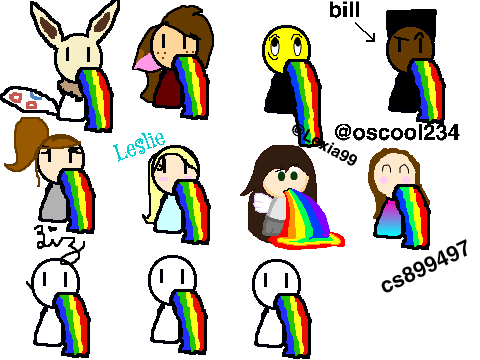 ADD YOURSELF BARFING RAINBOWS *Remix (4)* remix remix