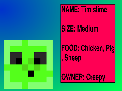 my character and pet