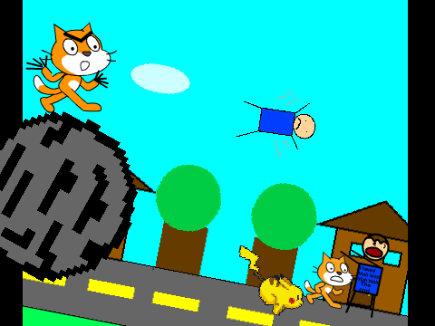 Add Yourself Running From A Giant Boulder