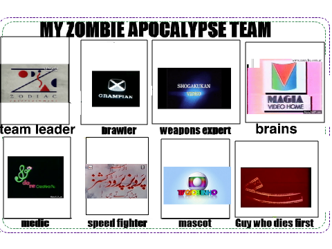 Zombie apocalypse team remix Logos Edition