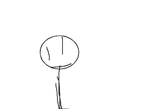 blurry eyed drawing